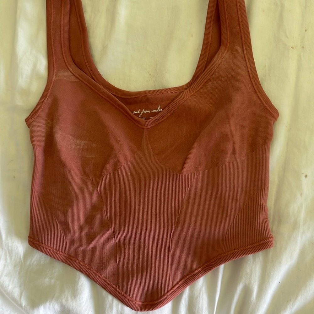 Out from under v style tank top